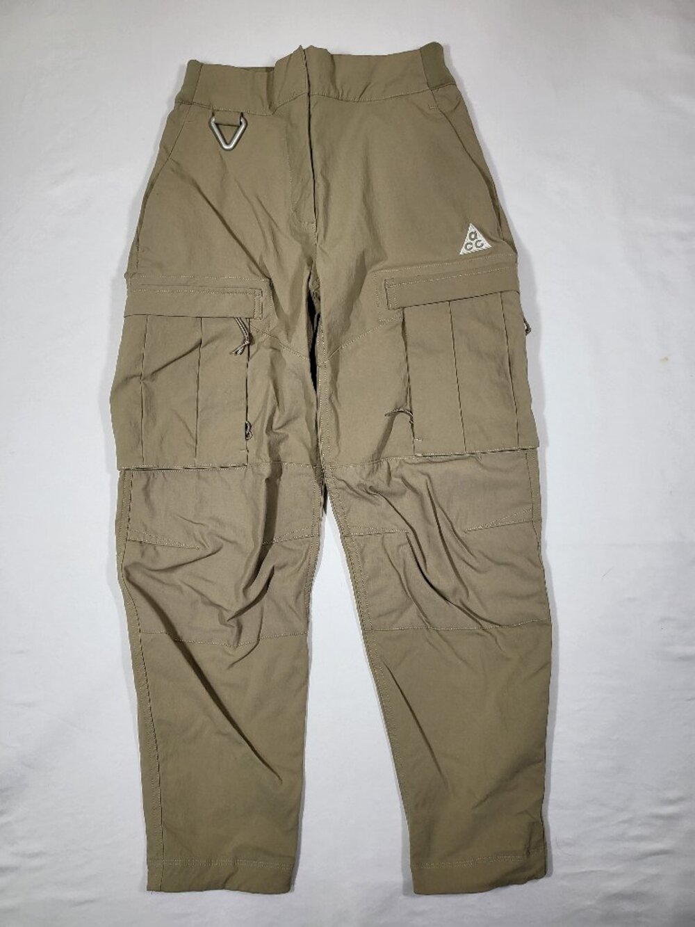 Nike ACG Smith Summit Cargo Pants Womens XS Khaki Tan Hiking CV0617-247